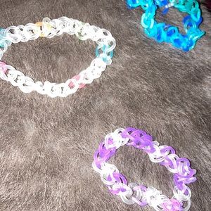 Rainbow loom bracelet 3 pack